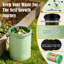 Bac à compost de comptoir, bac à compost sans odeur pour l'intérieur 1,0 gallon avec couvercle, vert-127314080