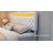 Meliz Modern Upholstered Bed Frame with 4 Bedside Drawers & Smart RGBW LED Lights, No Box Spring Needed, Easy Assembly,-1097573246-1099533957