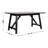 Farmhouse Style Solid Wood Commercial Grade Trestle Base Dining Table-1177505739