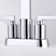 Centerset Faucet 2-handle Bathroom Faucet with Drain Assembly