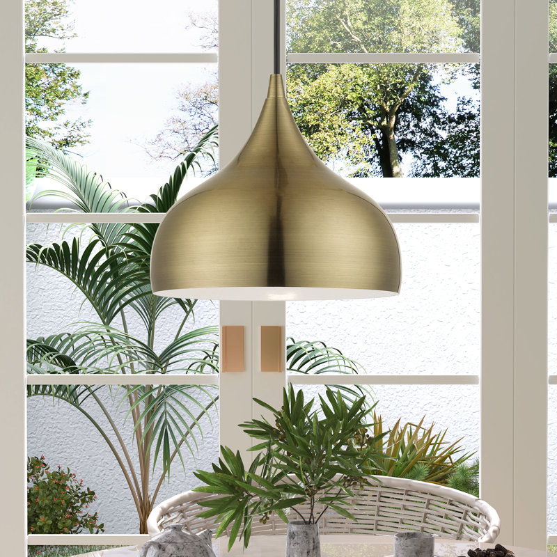 Ithel 1 - Light Antique Brass Pendant