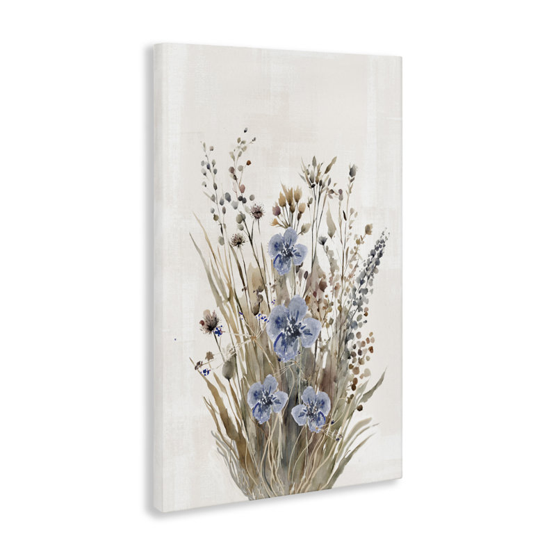 Toile d'herbes subtiles de chalet, design par 1x, H 24 po x l 16 po
