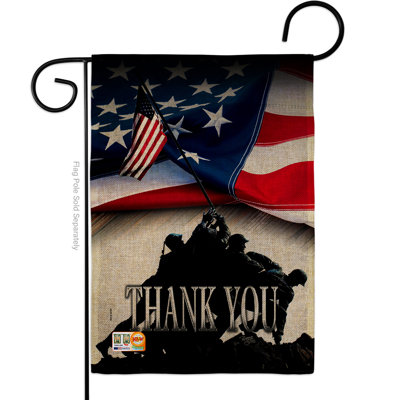 Wichita Double Sided 18.50'' H x 13'' W Polyester Garden Flag
