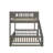 Full XL Over Queen Bunk Bed With Guardrails And Ladder-1610089854