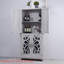 Armoire d'appoint 67 portes 4 portes avec tablettes réglables-544115712