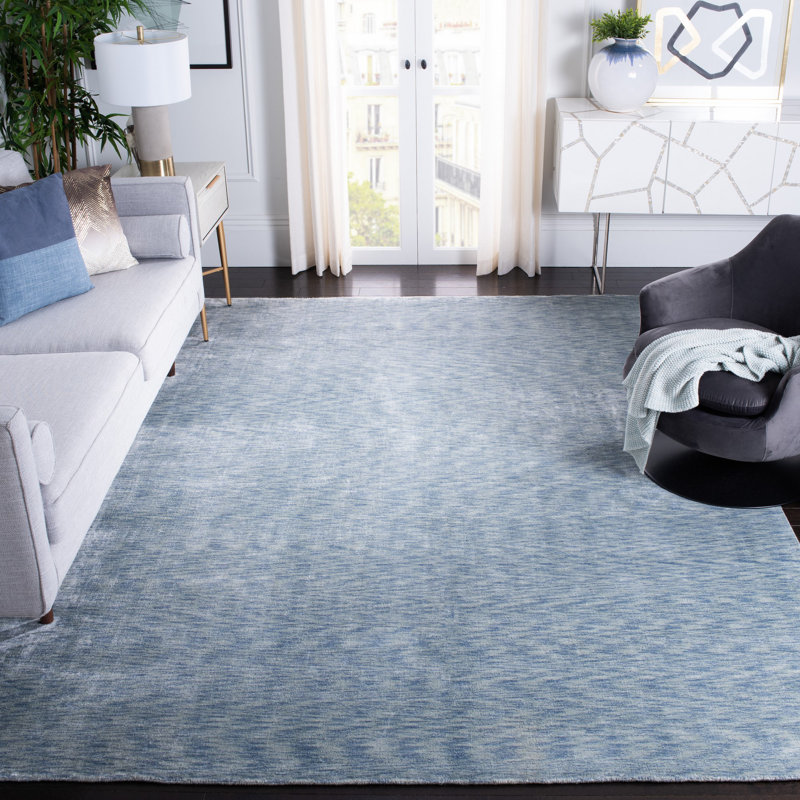 Tapis en viscose tissé à la main Kovac, Rectangle 9 pi x 12 pi