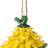 9"H Garden Resin Birdhouse with Roof,Yellow-1527552625