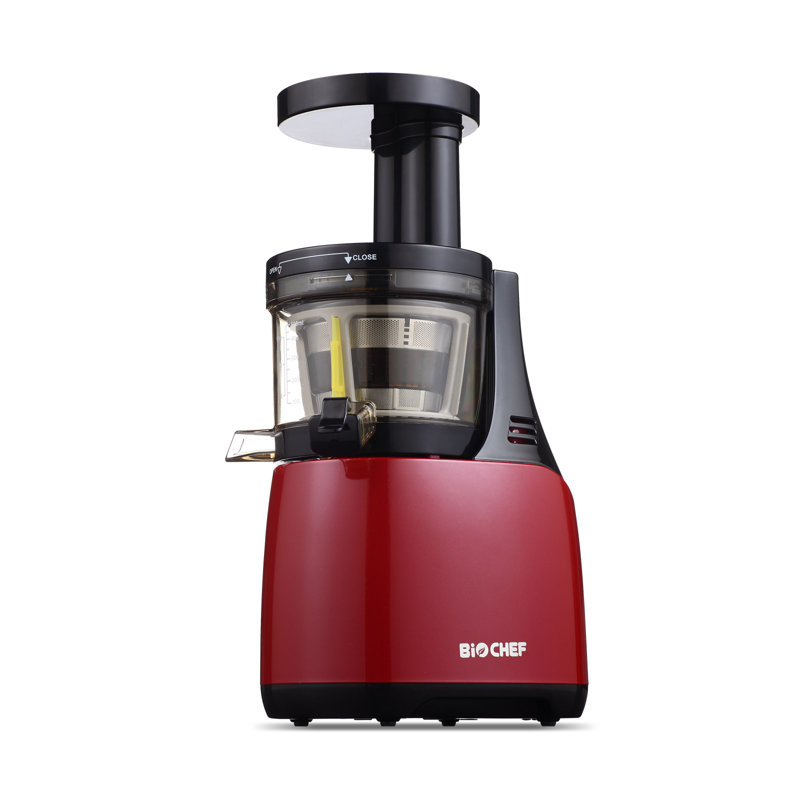BioChef 150W Electric Slow Masticating & Cold Press Juicer, Red