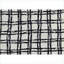 Repose-pieds, repose-pieds antidérapant moderne, 16 x 16 x 16 po | Noir et blanc | Textile-112705873