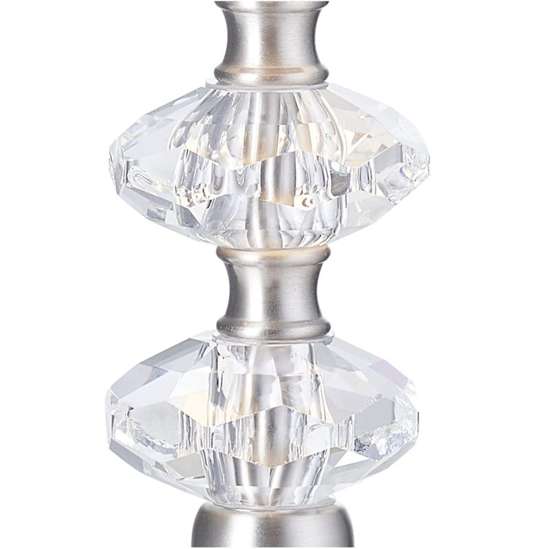 Asenath Contemporary Power Saving and Eco Friendly LED Touch Table Lamp, Silver