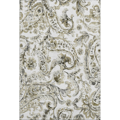 Premium Machine Washable Prisco Brown Rug