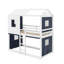 Lit simple superposé en bois avec tente-776809680-776809682