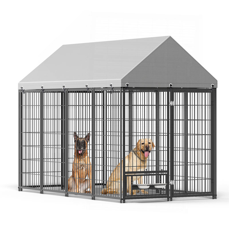 Grand enclos extérieur pour chien avec enclos pour chien L 7,94 po x l 4,13 po x H 5,95 po.