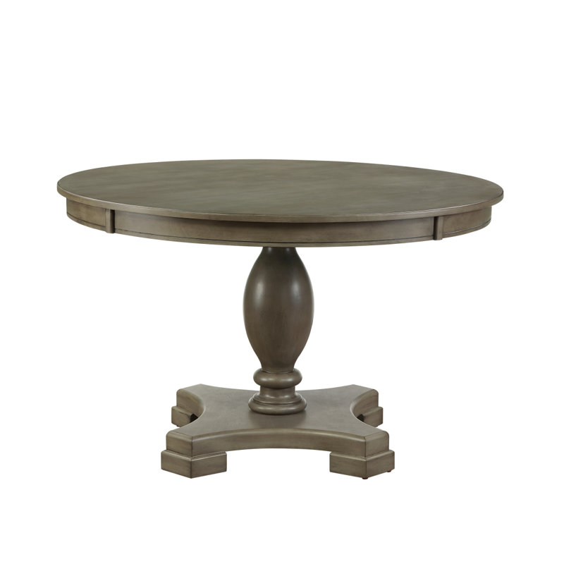 Gray Oak Finish Dining Table