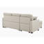 Canapé-lit et chaise longue réversible de 85 po de large Areebe-803994431