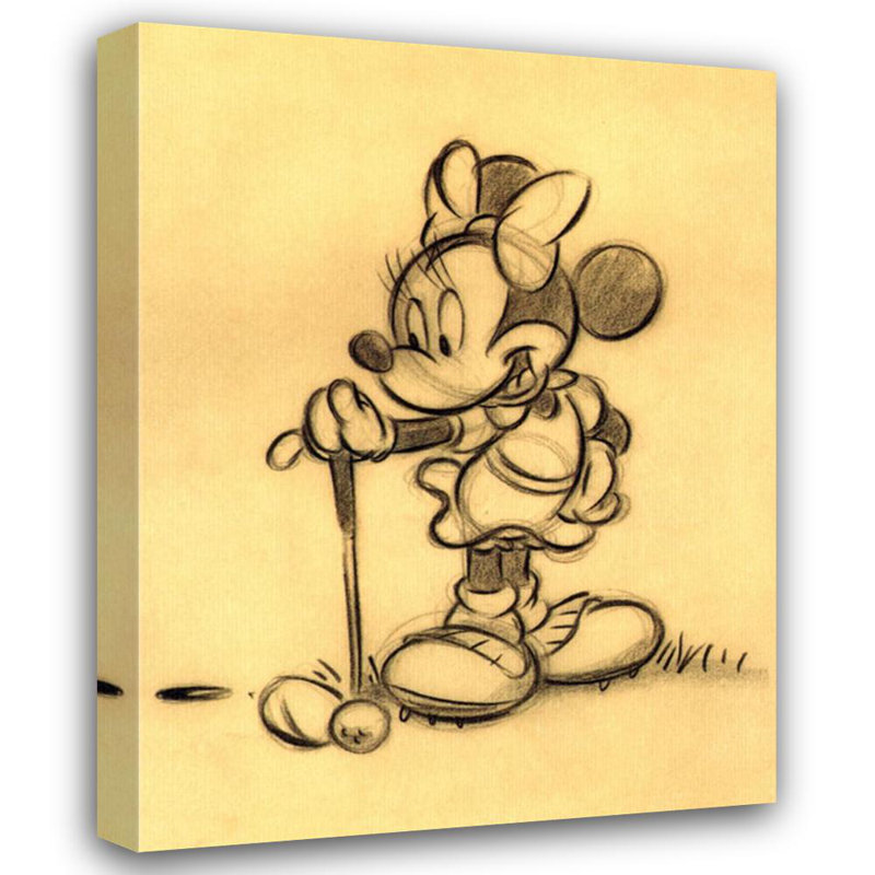 Minnie's Golfing Day, H 24 po x l 18 po
