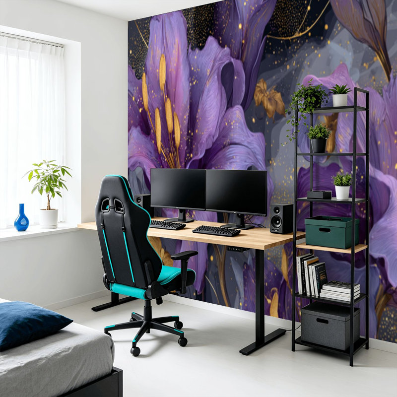 Papier peint adhésif auto-adhésif moderne pour la chambre à coucher Peel and Stick L 69 po x l 96 po