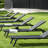 Adjustable Outdoor Lounge Chair Aluminum Frame Outdoor Chaise Lounge Set with Table