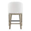 Tabouret de comptoir avec accoudoirs Bethea-107095730
