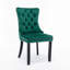 Chaise d'appoint en velours capitonnée Hemen-479108053-479108052