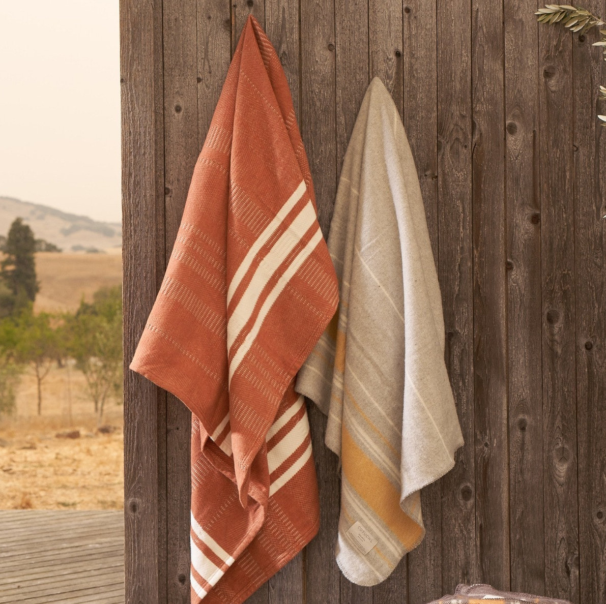 Cirrus Supersoft Organic Cotton Throw Blanket, Spice