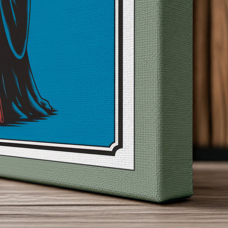 Reaper Kingdom Graphic - Wrapped Canvas, 36x24 - 91.4 x 61.0 cm, Sage Border