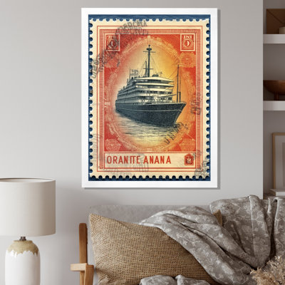Impression sur toile rétro Vintage Stamo RMS Titanic