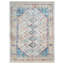 Tapis rectangulaires en polyester fabriqués à la machine Crayton | Tapis de style oriental multicolore, traditionnel et traditionnel, à poils courts pour le salon-30779359