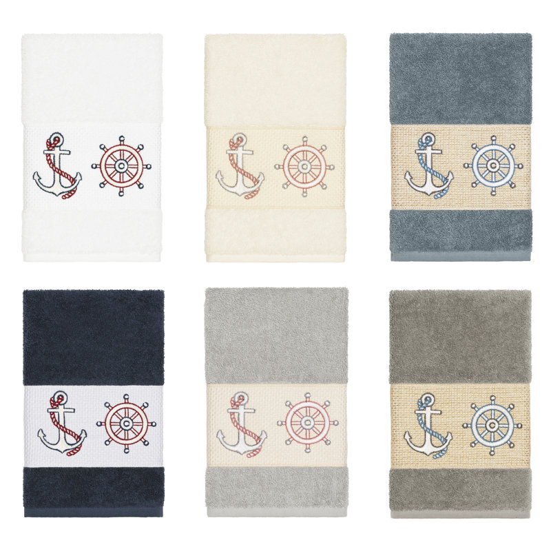 Easton Turkish Cotton Midweight Hand Towel, White