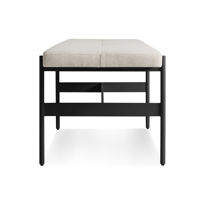 Daybench Upholstered Bench, 17" H x 55" W x 19" D, Maharam Mantle in Future / Oblivion