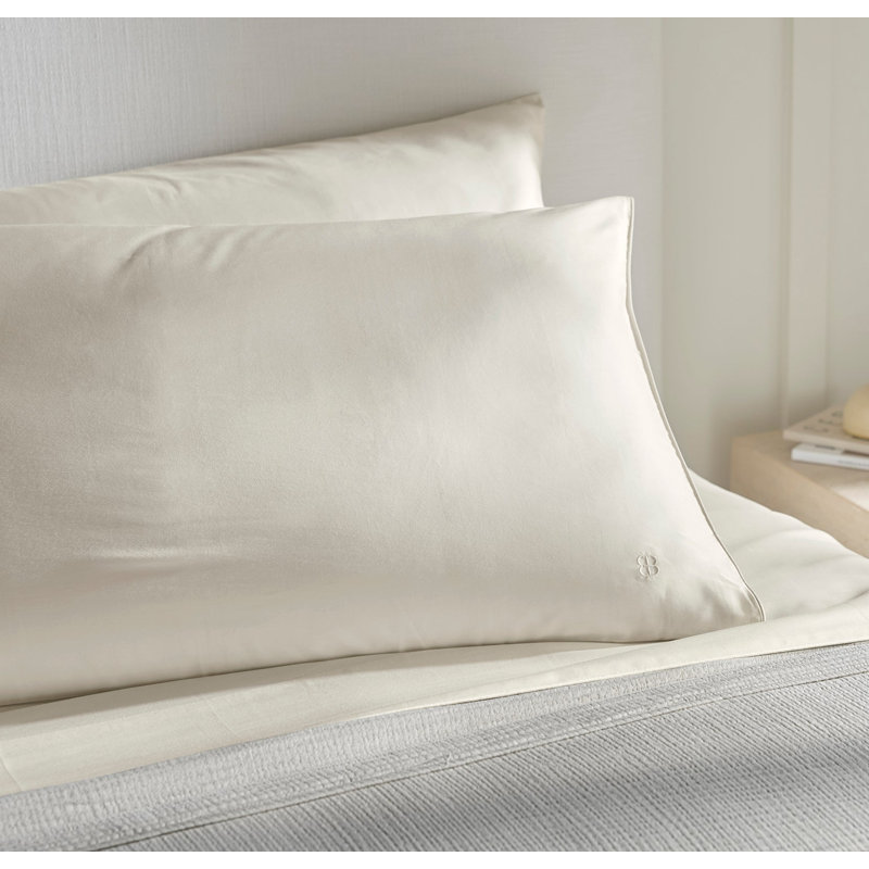 Signature Embellished Sheet Set, Twin XL Sheet Set with 3 Additional Pieces, Cream