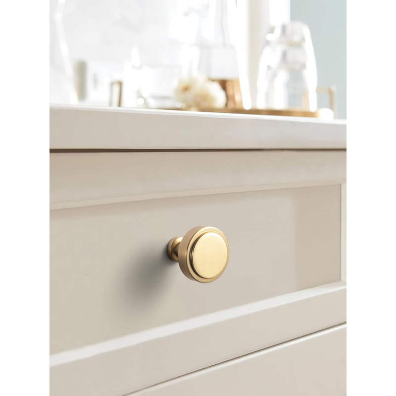 1.2'' Diameter Circle Knob Multipack, Champagne Bronze, 1.2"