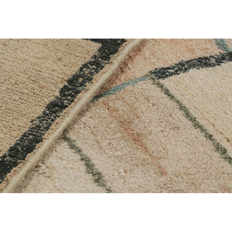 Silk Geometric Area Rug