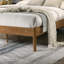 Ensemble de chambre à coucher 2 pièces, lit plateforme et table de chevet-1173470470