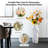 Heavy Duty Tall Crushed Diamond Mirrored Floor Vase Crystal Silver Glass Flower Vase