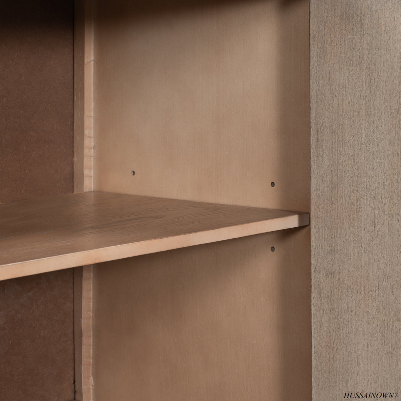 Buffet avec 2 poignées en métal et 2 portes pour le couloir, l'entrée et le salon, Beige