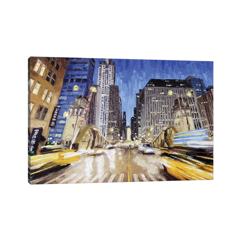 Lasalle Bridge 1 Piece Wrapped Canvas Painting, 30.48 cm H x 45.72 cm W