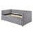 Arwen Upholstered Twin Daybed with Trundle Grey