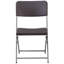 Chaise pliante en rotin Johnson Johnson avec cadre gris