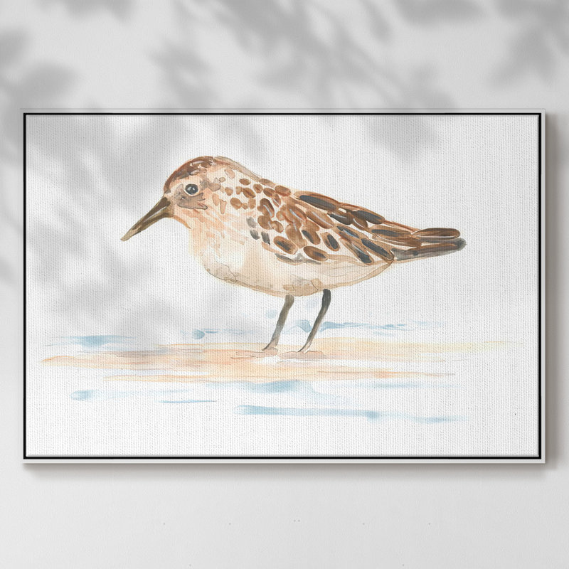 " Pretty Piper II ", 27" H x 41" W x 2" D, White