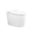 Smart Toilet Bidet Combo With Selfcleaning Nozzle, Heated Seat, Night Light, Knob Control, Power Outage Flushing, Soft Close, Auto Flush, With Remote Control