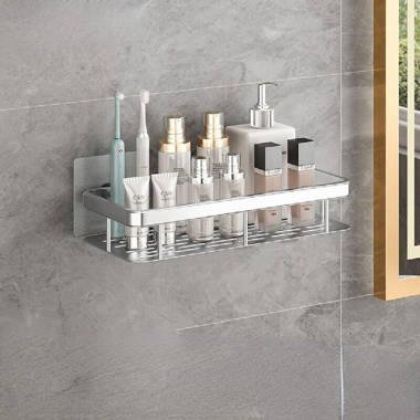 Rebrilliant Maddisyn Suction Stainless Steel Shower Caddy