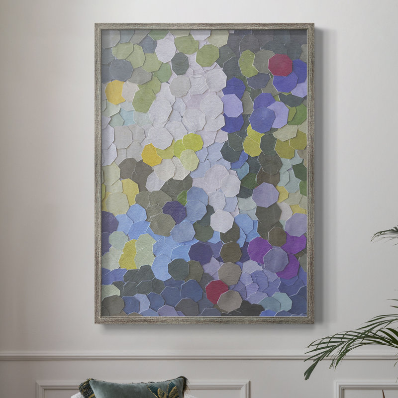 Doris Duke Garden Framed Print - Solid Wood, 15" H x 12" W