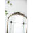 Arched Mirror With Metal Frame, Full Length Mirror For Living Room Bathroom Entryway
