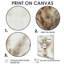 Beige blanc Boho Plant Chic I - Boho Feather Wall Art Living Room-1629718215-1629718213