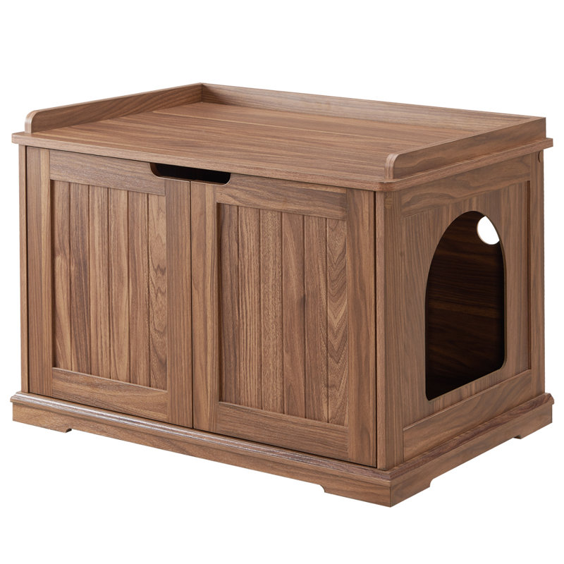 Litter Box Enclosure, Walnut