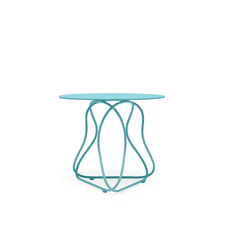 Trame Outdoor Side Table, Faery Blue