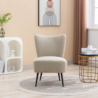 Fauteuil à oreilles large de 22,59 po Haelyn