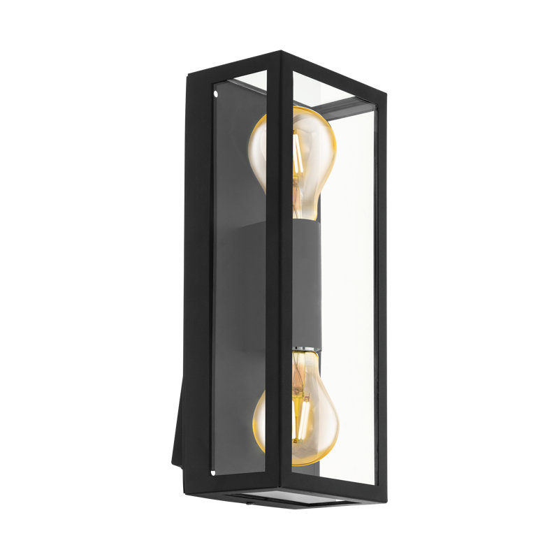 Wembley Black 2 - Bulb Outdoor Flush Mount