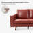 Suzanna 82"W Transitional Genuine Leather Sofa-1959691511
